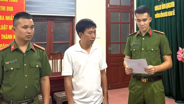 Cơ quan Cảnh sát điều tra Công an tỉnh khởi tố bị can Nguyễn Phúc Hậu, Giám đốc Công ty Trách nhiệm hữu hạn một thành viên Tuấn Hậu Lạng Sơn. (Ảnh: Công an Lạng Sơn)