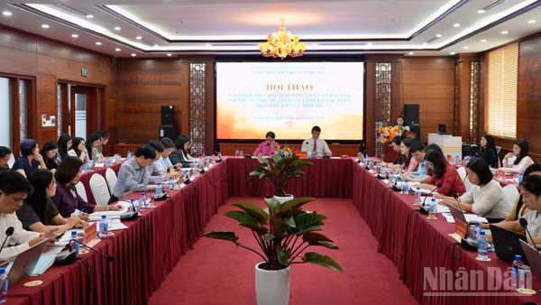 Quang cảnh hội thảo. (Ảnh: QUỐC ĐẠT)