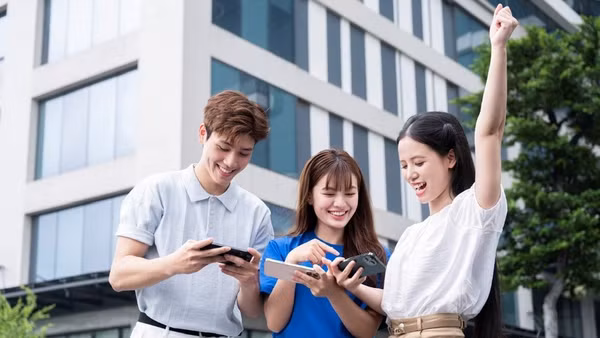Tựu trường bật Data - Săn quà chất. (Ảnh: VNPT)