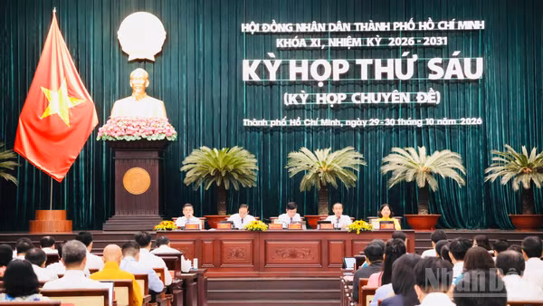 Toàn cảnh kỳ họp. (Ảnh: VƯƠNG LÊ)