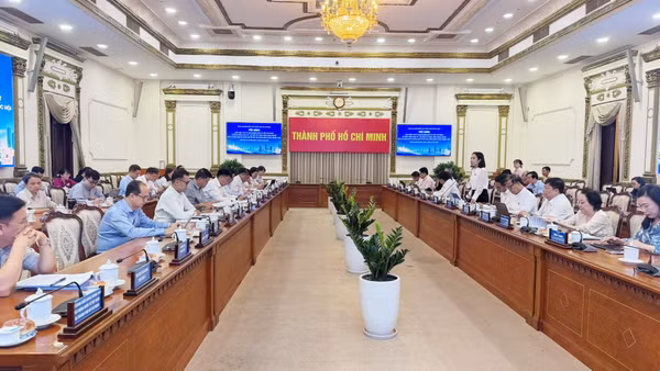 Toàn cảnh buổi làm việc. (Ảnh: Xuân Mai)