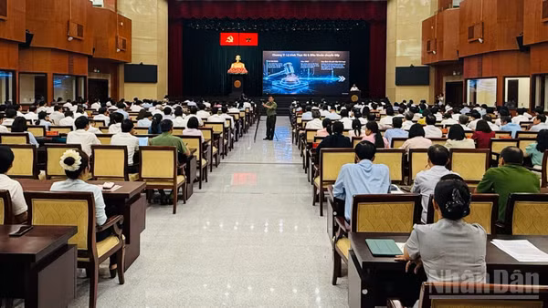 Toàn cảnh hội nghị. (Ảnh: Vương Lê)