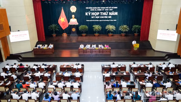 Toàn cảnh kỳ họp. (Ảnh: THẾ ANH)