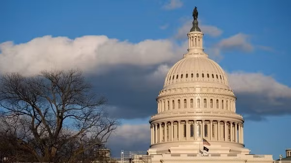 Tòa nhà Quốc hội Mỹ tại Washington, D.C. (Ảnh: THX/TTXVN)