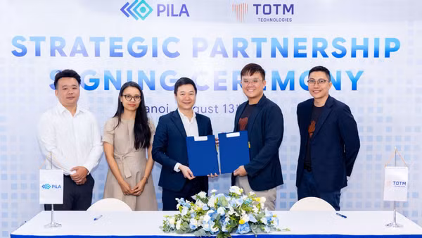 PILA (Việt Nam) ký kết hợp tác chiến lược cùng TOTM Technologies (Singapore). (Ảnh: NGỌC ANH)