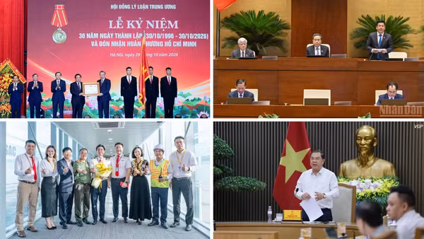 Tin nổi bật ngày 29/10: Tổng Bí thư, Chủ tịch nước dự Lễ kỷ niệm 30 năm Ngày thành lập Hội đồng Lý luận Trung ương; Sửa Luật Đất đai