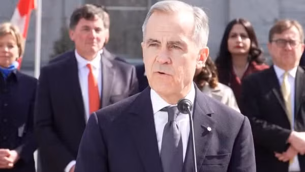 Thủ tướng Canada Mark Carney. (Ảnh: THX/TTXVN)
