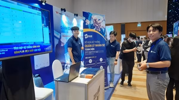 Các công ty công nghệ trưng bày các giải pháp chuyển đổi số tại Thành phố Hồ Chí Minh. (Ảnh: CTV)