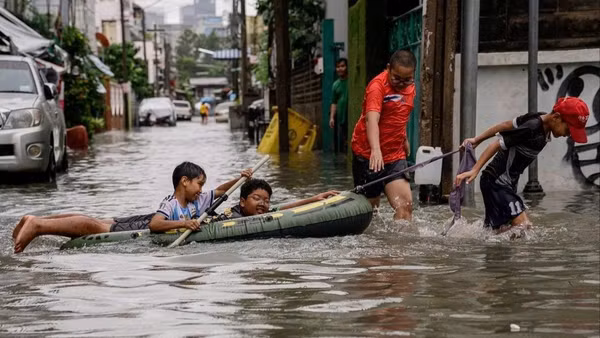 Ngập lụt tại Bangkok, Thái Lan. (Ảnh: ZUMA PRESS WIRE)