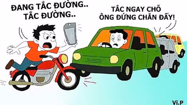 Góc biếm họa: Đừng để thói quen biến thành hiểm họa