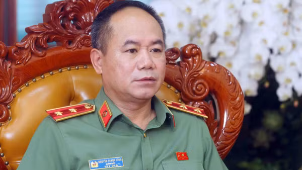 Trung tướng Nguyễn Thanh Tùng, Anh hùng Lực lượng vũ trang nhân dân, Giám đốc Công an thành phố Hà Nội. (Ảnh: PHẠM KIÊN)