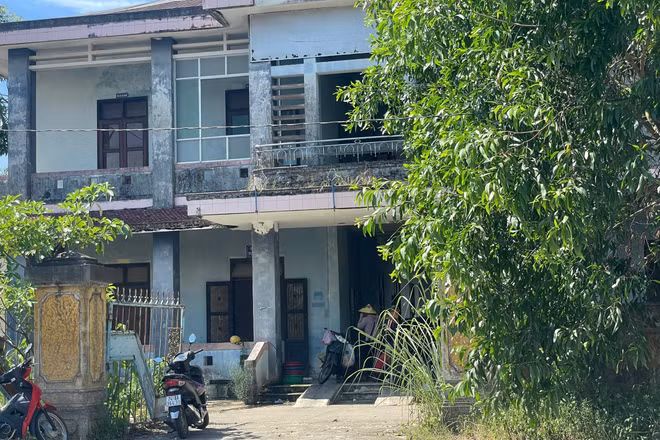 Hiện trường vụ án tại trụ sở phường Đông Thanh, thành phố Đông Hà (cũ).