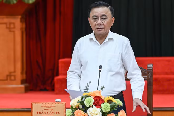 Thường trực Ban Bí thư Trần Cẩm Tú chủ trì giao ban quý I/2026 với các tỉnh ủy, thành ủy, đảng ủy, các ban đảng, 4 văn phòng và các đơn vị sự nghiệp trực thuộc Trung ương. (Ảnh: Duy Linh)
