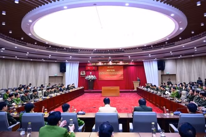 Toàn cảnh hội nghị. (Ảnh: Bộ Công an)