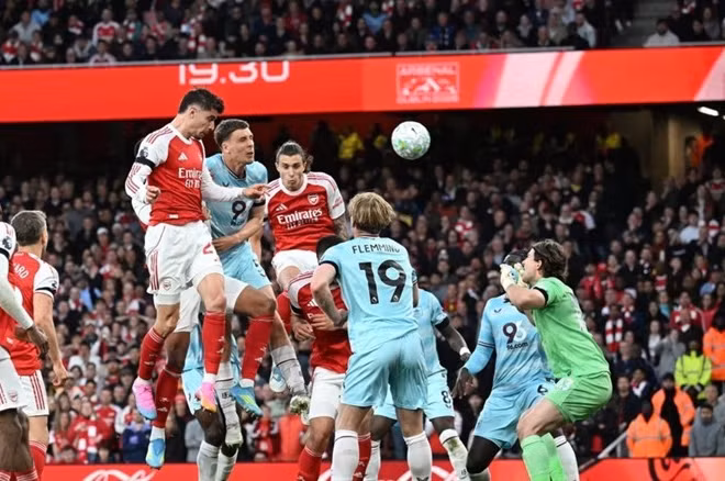 Havertz đưa Arsenal đến rất gần với chức vô địch Ngoại hạng Anh. (Ảnh: Arsenal)