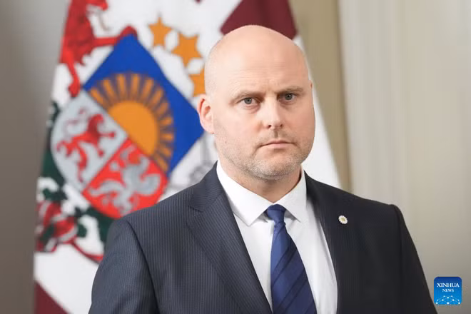 Chính trị gia Andris Kulbergs được bổ nhiệm giữ chức Thủ tướng Latvia cho tới cuộc bầu cử Quốc hội dự kiến diễn ra ngày 3/10 tới. (Ảnh: XINHUA)