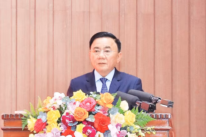 Đồng chí Trần Cẩm Tú, Ủy viên Bộ Chính trị, Thường trực Ban Bí thư Trung ương Đảng Cộng sản Việt Nam. (Ảnh: DUY LINH)