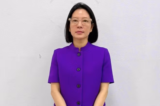 Bị can Đoàn Thị Khánh Vân. (Ảnh: Công an thành phố Hà Nội)