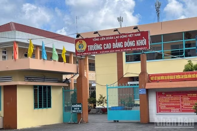 Thanh tra tỉnh Vĩnh Long phát hiện nhiều sai phạm tại công trình do Trường cao đẳng Đồng Khởi làm chủ đầu tư.