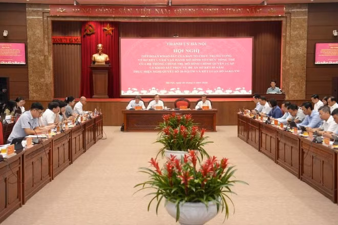 Quang cảnh hội nghị. (Ảnh: Phạm Hùng)