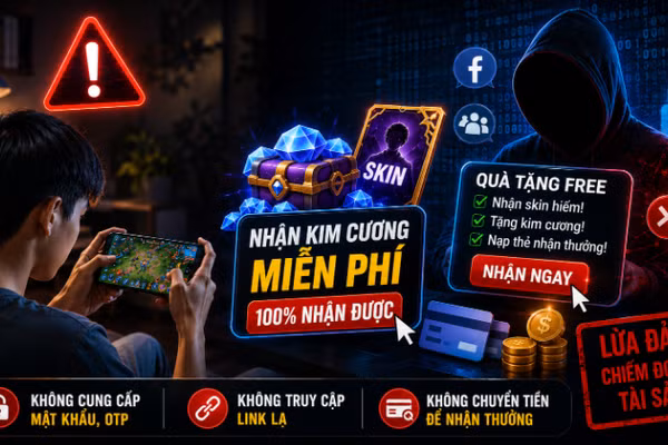 Cẩn trọng với quà tặng game miễn phí nhằm vào học sinh, sinh viên.