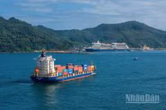 Nghị quyết số 10-NQ/TU ngày 12/10/2026 của Ban Thường vụ Thành ủy Huế về xây dựng và phát triển đô thị Chân Mây-Lăng Cô đến năm 2030, tầm nhìn đến năm 2045 xác định phát triển cảng biển, công nghiệp, logistics, du lịch gắn với mở rộng không gian đô thị và tăng cường liên kết vùng. (Ảnh: Cảng Chân Mây cung cấp)