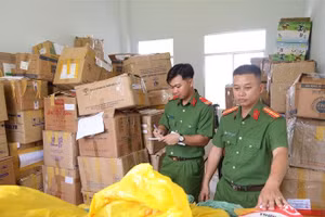 Công an Cần Thơ tạm giữ thực phẩm chức năng, thuốc đông y thành phẩm không có nguồn gốc xuất xứ.