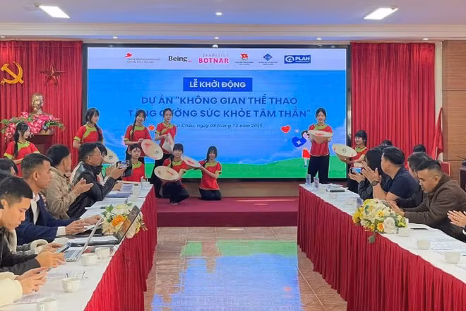 Toàn cảnh lễ khởi động dự án. (Ảnh: Plan International Việt Nam)