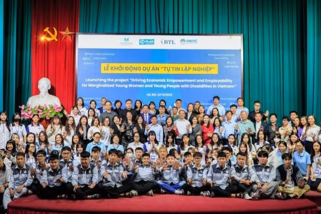 Dự án “Tự tin lập nghiệp” hướng tới hỗ trợ 2.000 thanh niên độ tuổi từ 18-35 có hoàn cảnh khó khăn. (Ảnh: Thanh Xuân)