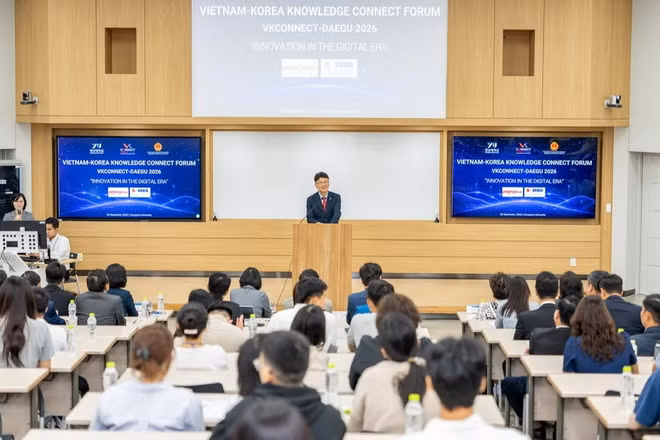 Quang cảnh Diễn đàn kết nối tri thức Việt Nam-Hàn Quốc 2026. (Ảnh: Hiệp hội Doanh nhân và Đầu tư Việt Nam-Hàn Quốc cung cấp)
