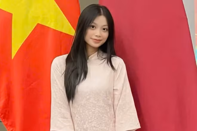 Em Vy Ngọc Hải, sinh viên tại Đại học Qatar. (Ảnh do nhân vật cung cấp)