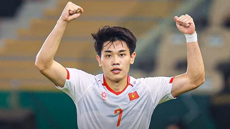 Chân sút Đình Bắc. (Ảnh: VFF)