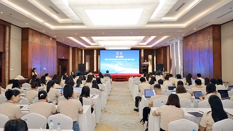 Toàn cảnh chương trình tập huấn. (Ảnh: Trung ương Hội Doanh nhân trẻ cung cấp)