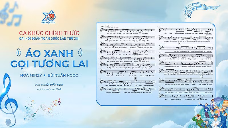Ca khúc "Áo xanh gọi tương lai".