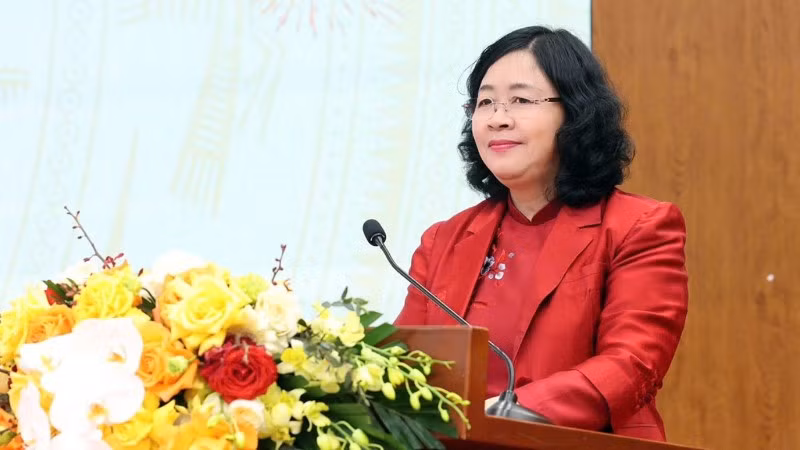 Đồng chí Bùi Thị Minh Hoài.