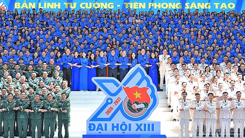 Các đại biểu dự Đại hội Đoàn toàn quốc lần thứ XIII.