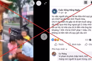 Ảnh chụp màn hình từ tài khoản Facebook "Cuộc sống hằng ngày".