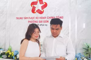 [Ảnh] Thành phố Hồ Chí Minh: Trung tâm hành chính công phường Sài Gòn chính thức vận hành 