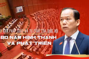 Ủy ban Pháp luật và Tư pháp của Quốc hội 80 năm hình thành và phát triển