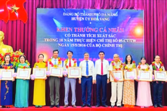 Nhiều tấm gương điển hình tiên tiến tại Hòa Vang đã được ghi nhận.