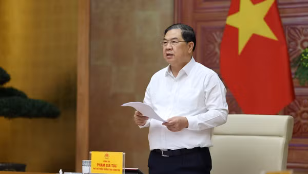Phó Thủ tướng Thường trực Phạm Gia Túc giao Bộ Công thương khẩn trương hoàn thiện hồ sơ quy hoạch để trình Thủ tướng Chính phủ xem xét, phê duyệt. (Ảnh: chinhphu.vn/Phương Nguyên)