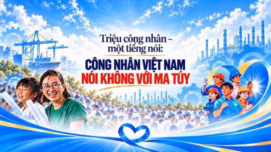 Công nhân Việt Nam nói không với ma túy