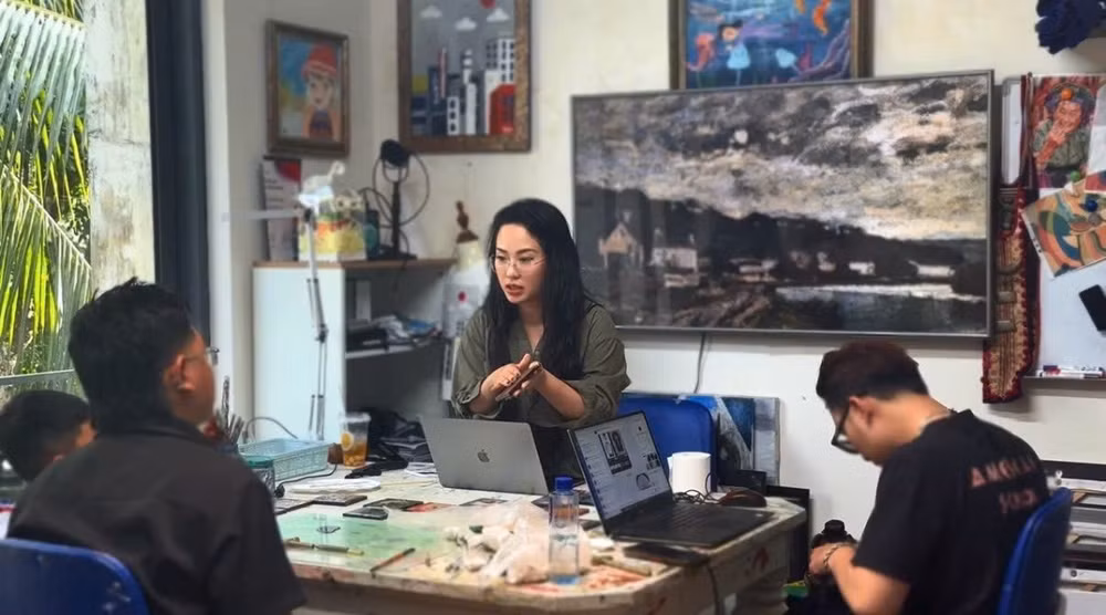 Malena’s Dream Canvas là nơi Diễm Hằng mong muốn mở rộng trải nghiệm mỹ thuật cho trẻ em. (Ảnh: Nhân vật cung cấp)