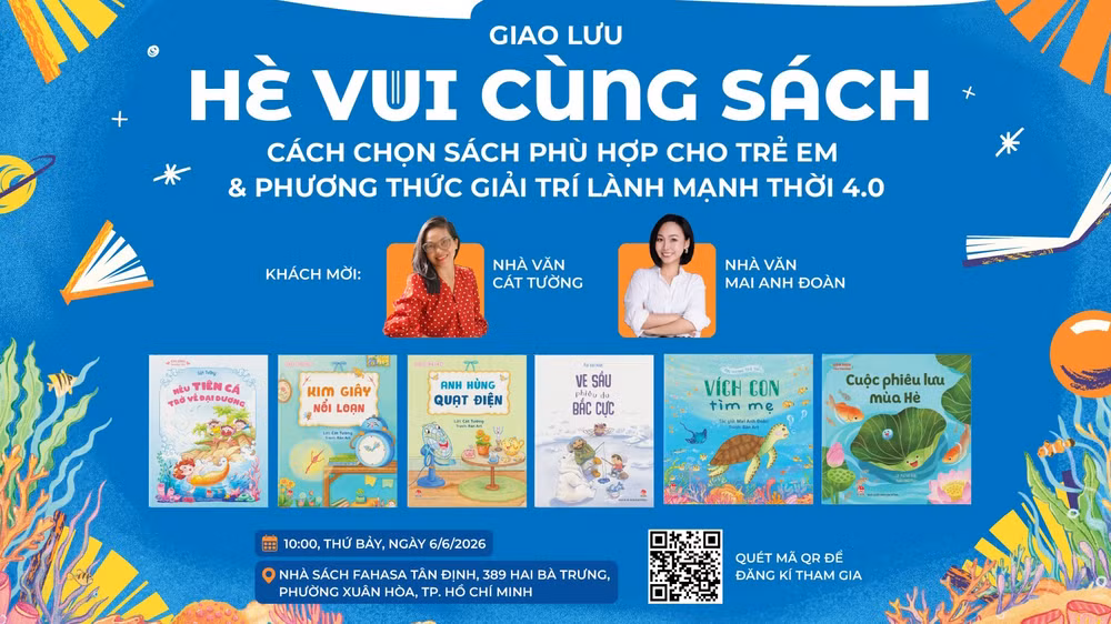 Sự kiện "Hè vui cùng sách". (Ảnh: Nhà xuất bản Kim Đồng)