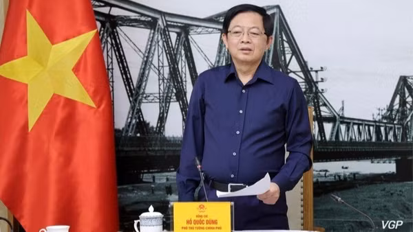 Phó Thủ tướng Hồ Quốc Dũng phát biểu kết luận cuộc họp. (Ảnh: chinhphu.vn/Gia Huy)