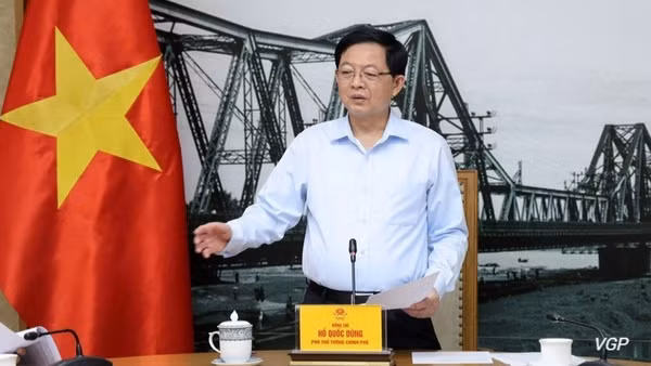 Phó Thủ tướng Hồ Quốc Dũng kết luận cuộc họp. (Ảnh: chinhphu.vn/Gia Huy)