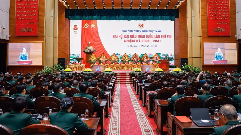 Khai mạc phiên thứ nhất Đại hội đại biểu toàn quốc Hội Cựu chiến binh Việt Nam lần thứ VIII.