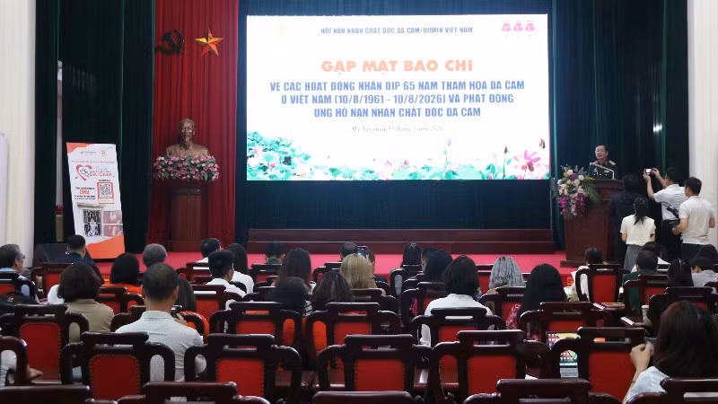 Buổi gặp mặt báo chí thông tin về các hoạt động trọng tâm năm 2026 vì nạn nhân chất độc da cam.