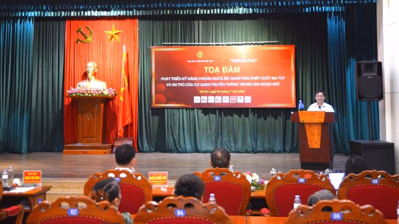 Tọa đàm “Phát triển kỹ năng phòng ngừa sử dụng trái phép chất ma túy và vai trò của cơ quan truyền thông trong giai đoạn mới".