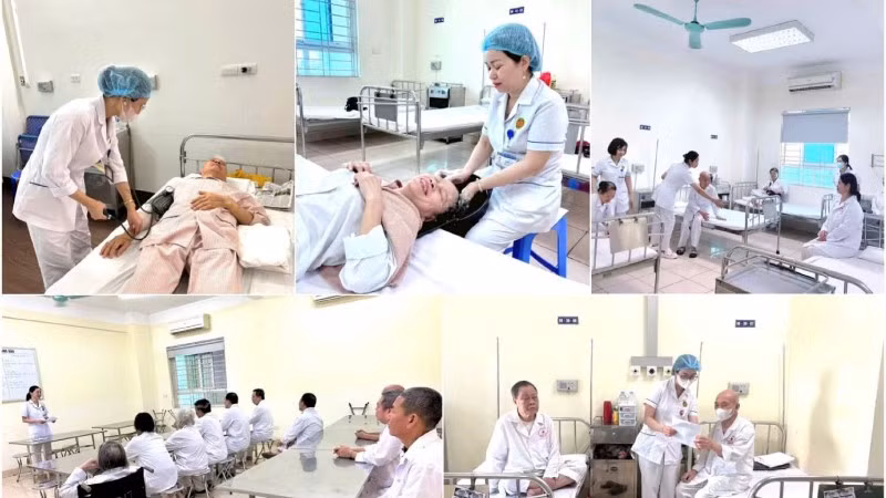 Một số hoạt động của điều dưỡng tại Bệnh viện Quân y 354.